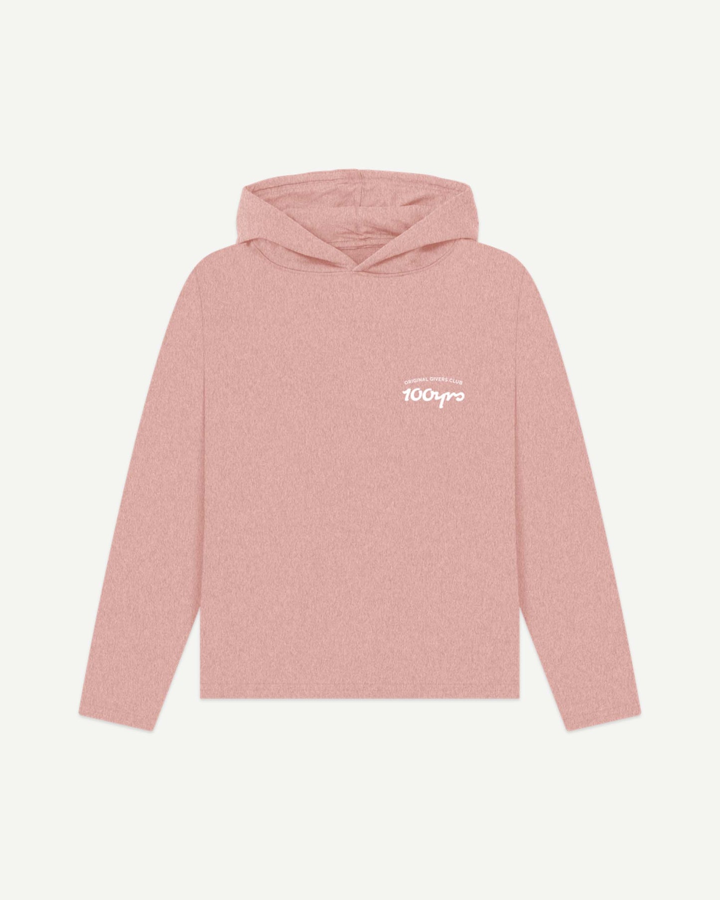 Women's Recycled Organic Cotton Relaxed Fit Hoodie - OG Club White Logo