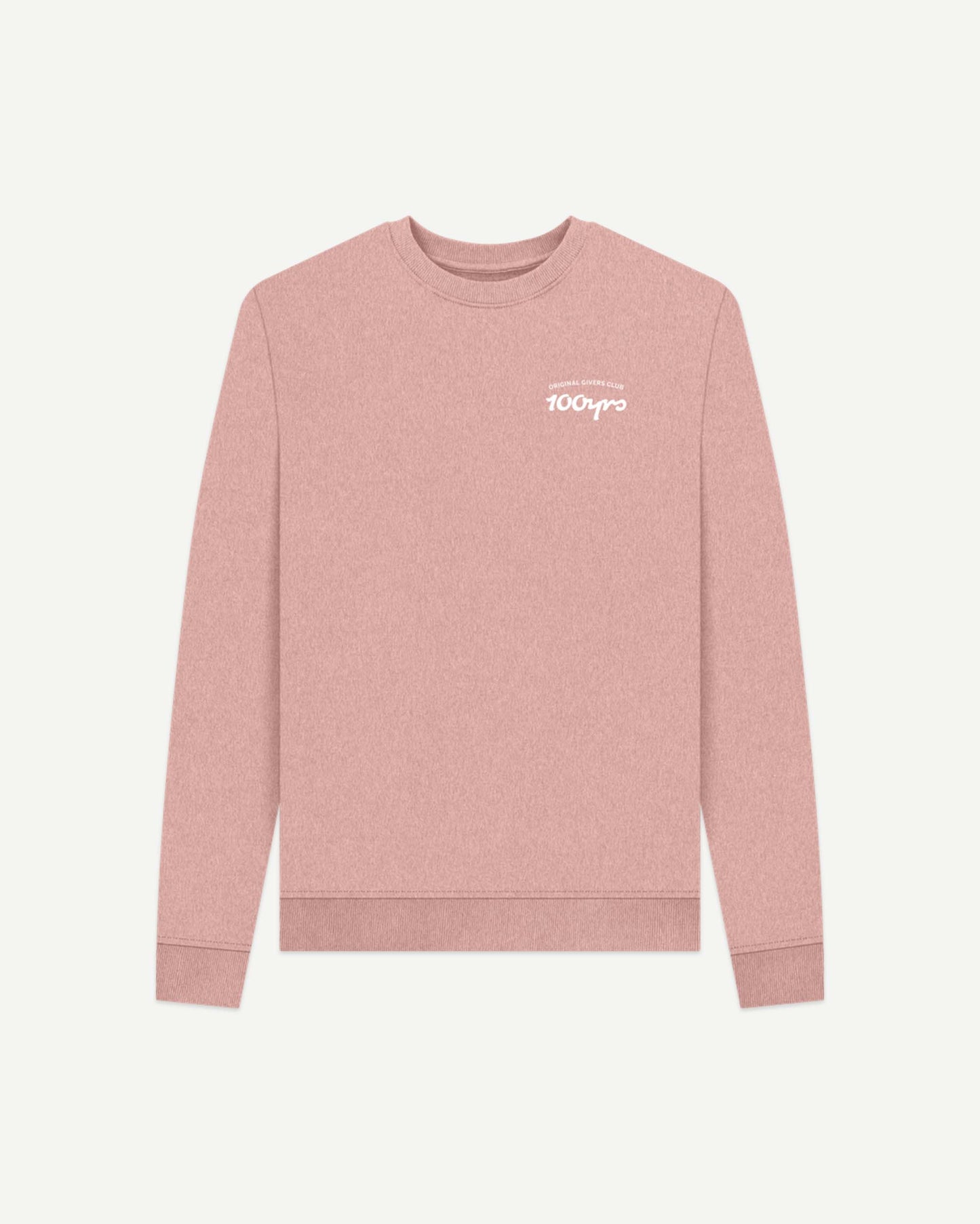 Women's Recycled Organic Cotton Sweatshirt - OG Club White Logo