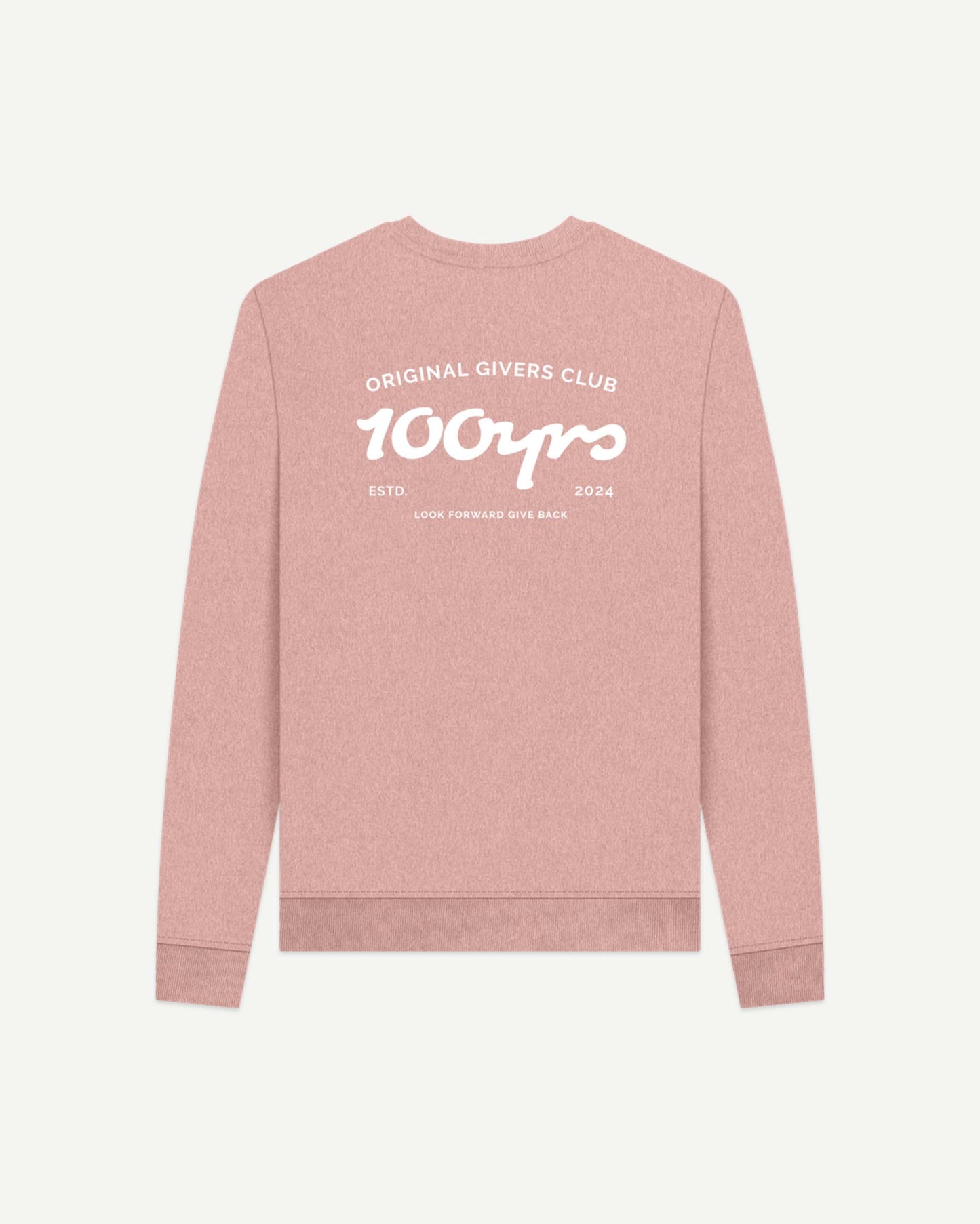 Women's Recycled Organic Cotton Sweatshirt - OG Club White Logo