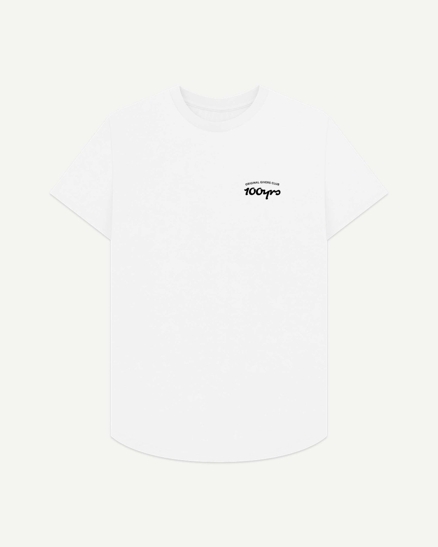 Men's Organic Cotton Longline T-Shirt - OG Club Black