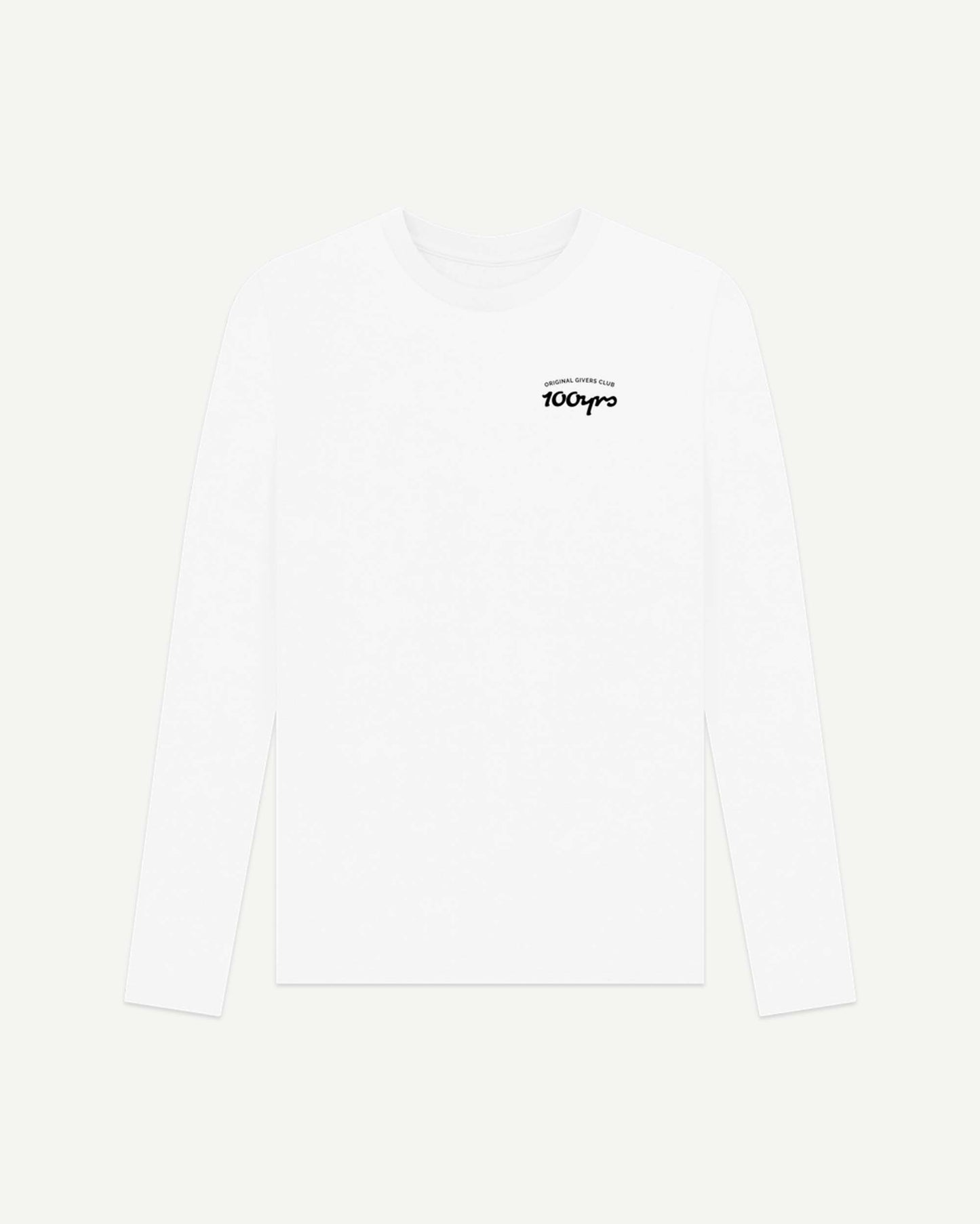 Men's Organic Cotton Long Sleeve T-Shirt - OG Club Black