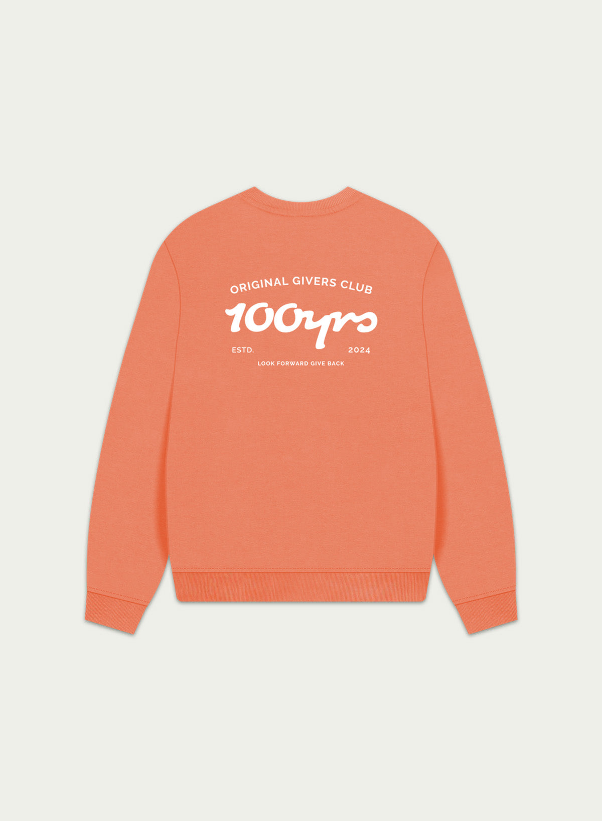 Women's Organic Cotton Oversized Sweatshirt - OG Club White Logo