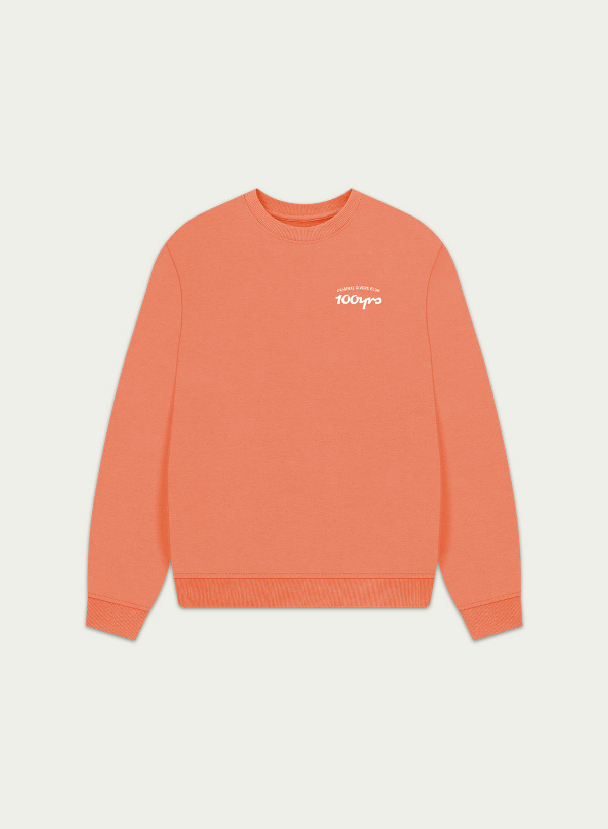 Women's Organic Cotton Oversized Sweatshirt - OG Club White Logo