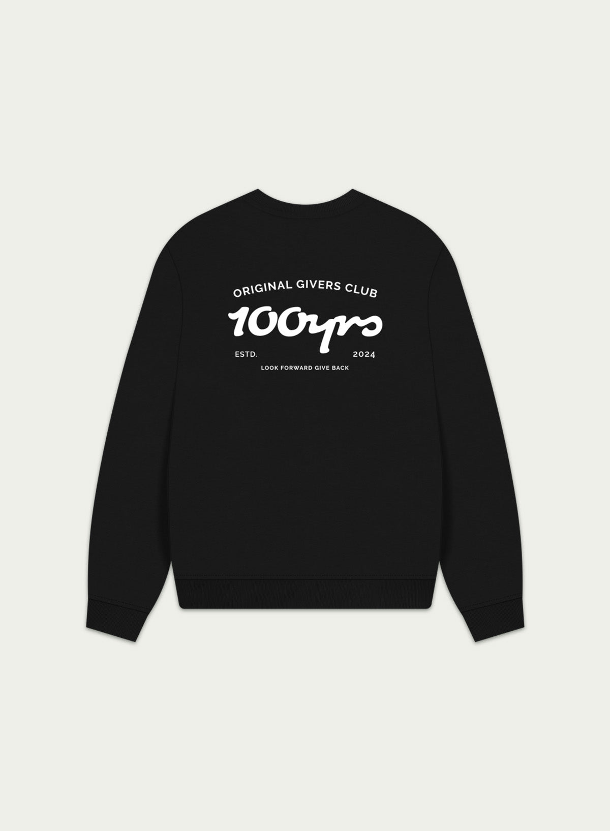 Women's Organic Cotton Oversized Sweatshirt - OG Club White Logo