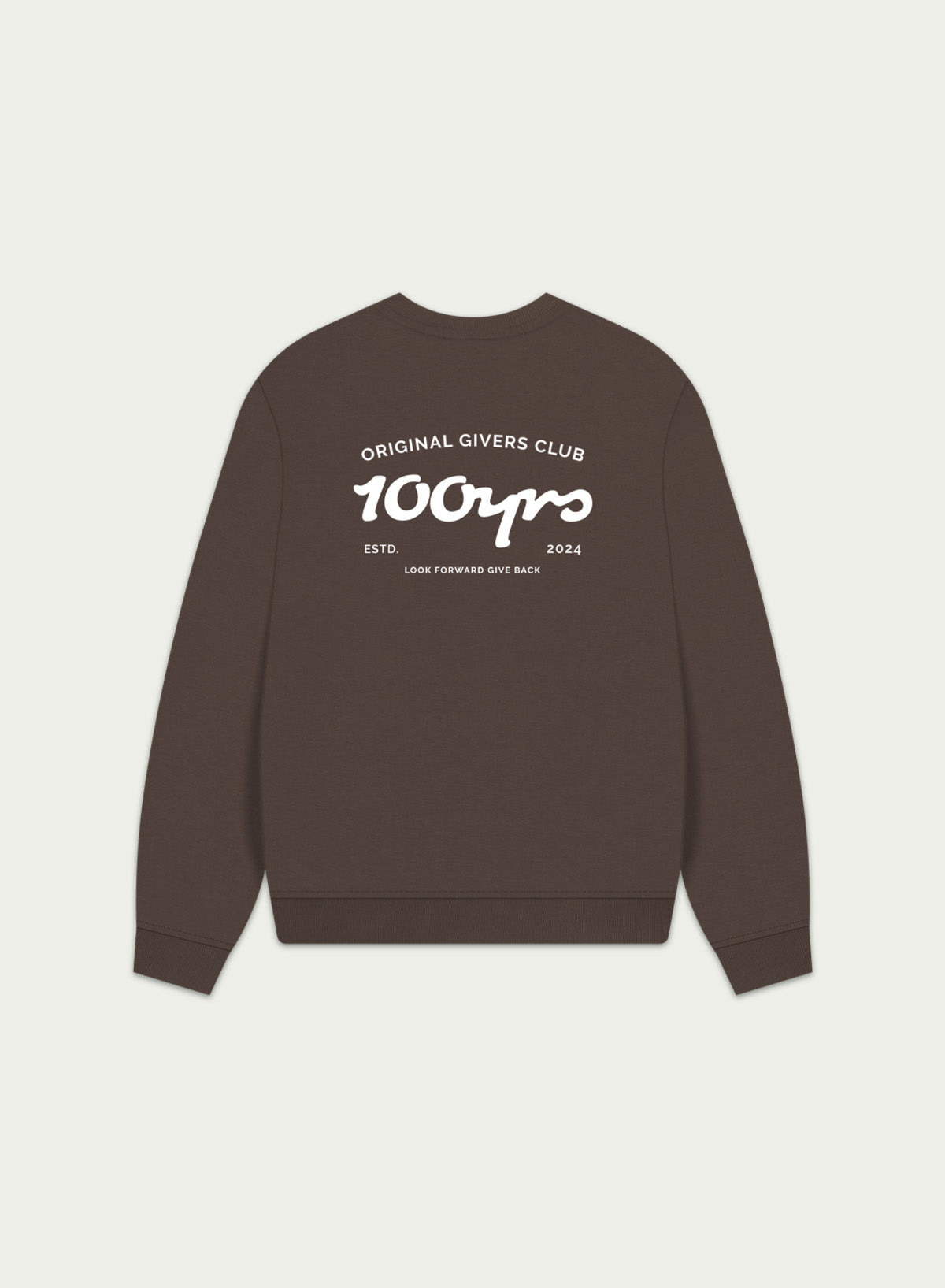 Women's Organic Cotton Oversized Sweatshirt - OG Club White Logo