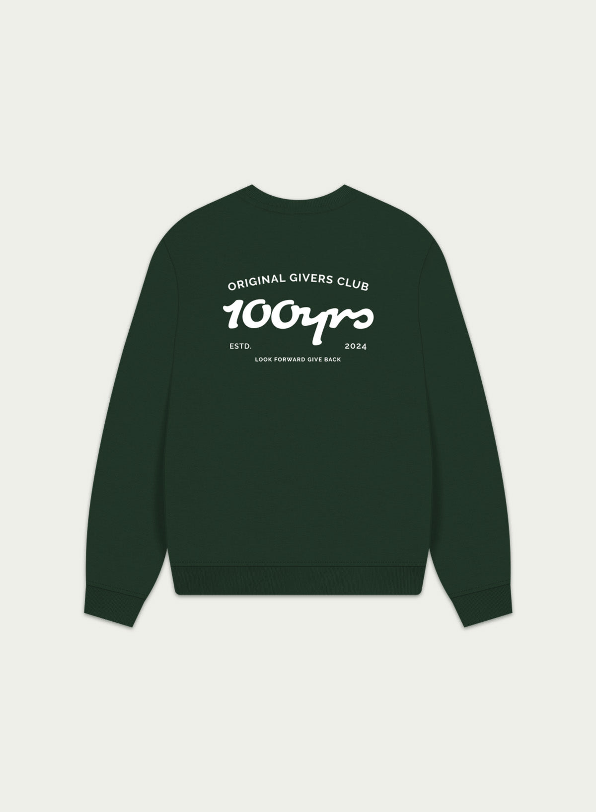 Women's Organic Cotton Oversized Sweatshirt - OG Club White Logo