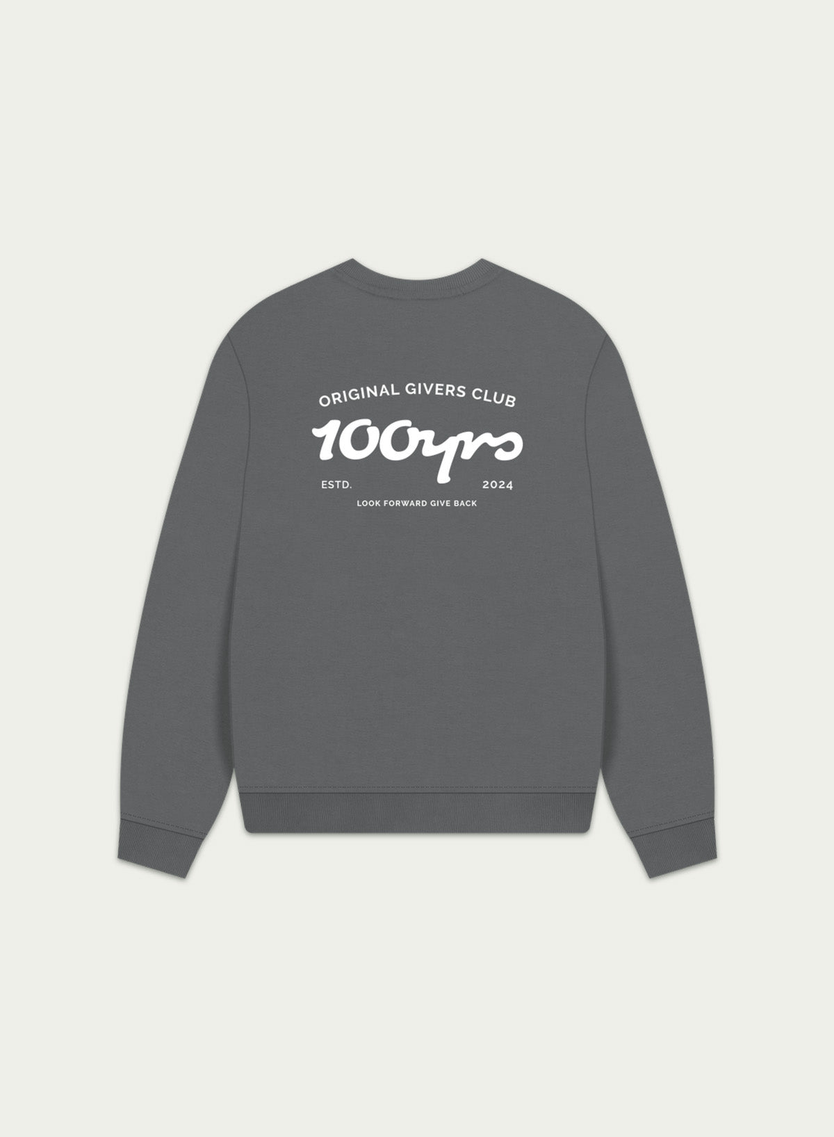 Women's Organic Cotton Oversized Sweatshirt - OG Club White Logo