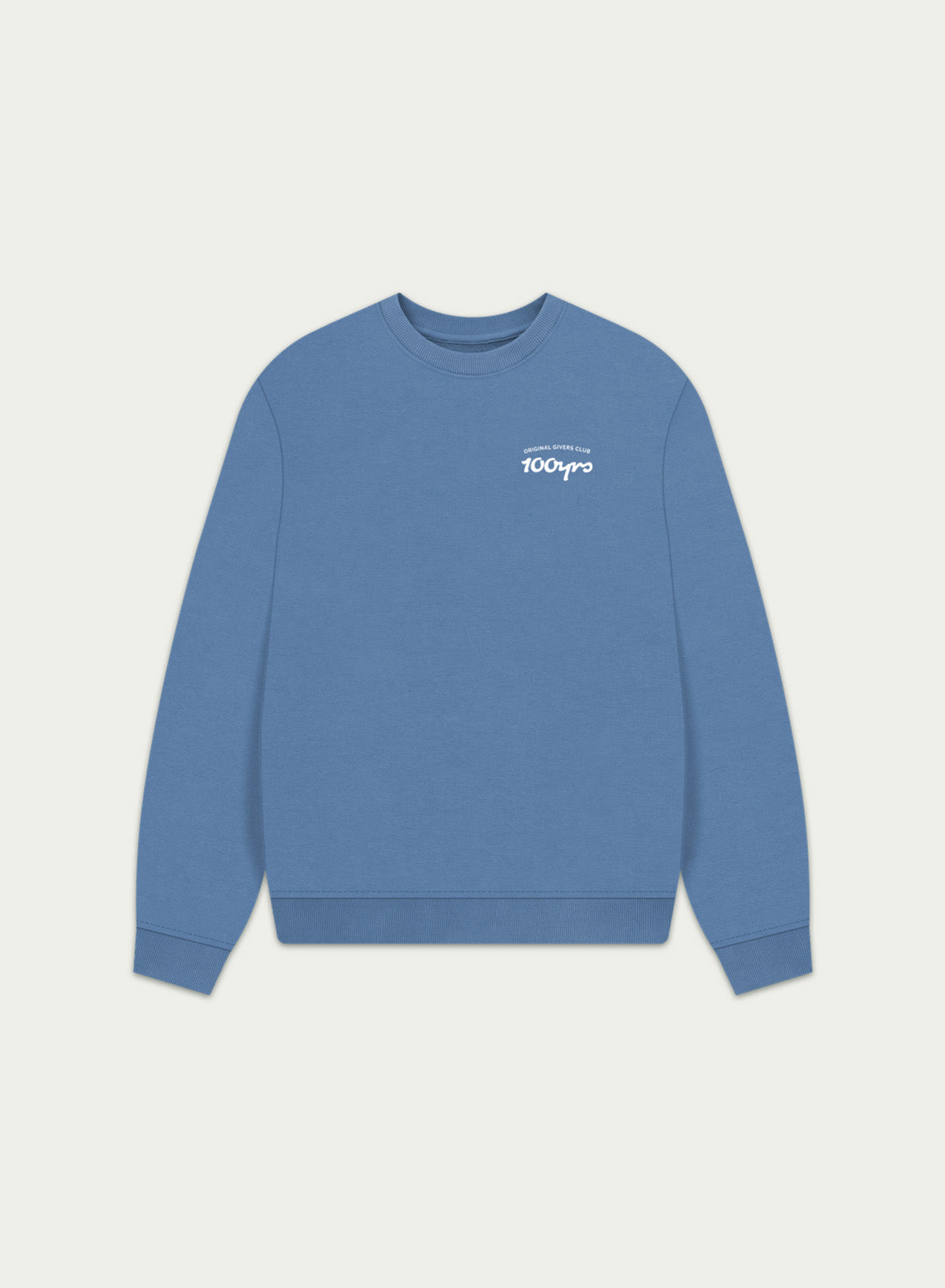 Women's Organic Cotton Oversized Sweatshirt - OG Club White Logo