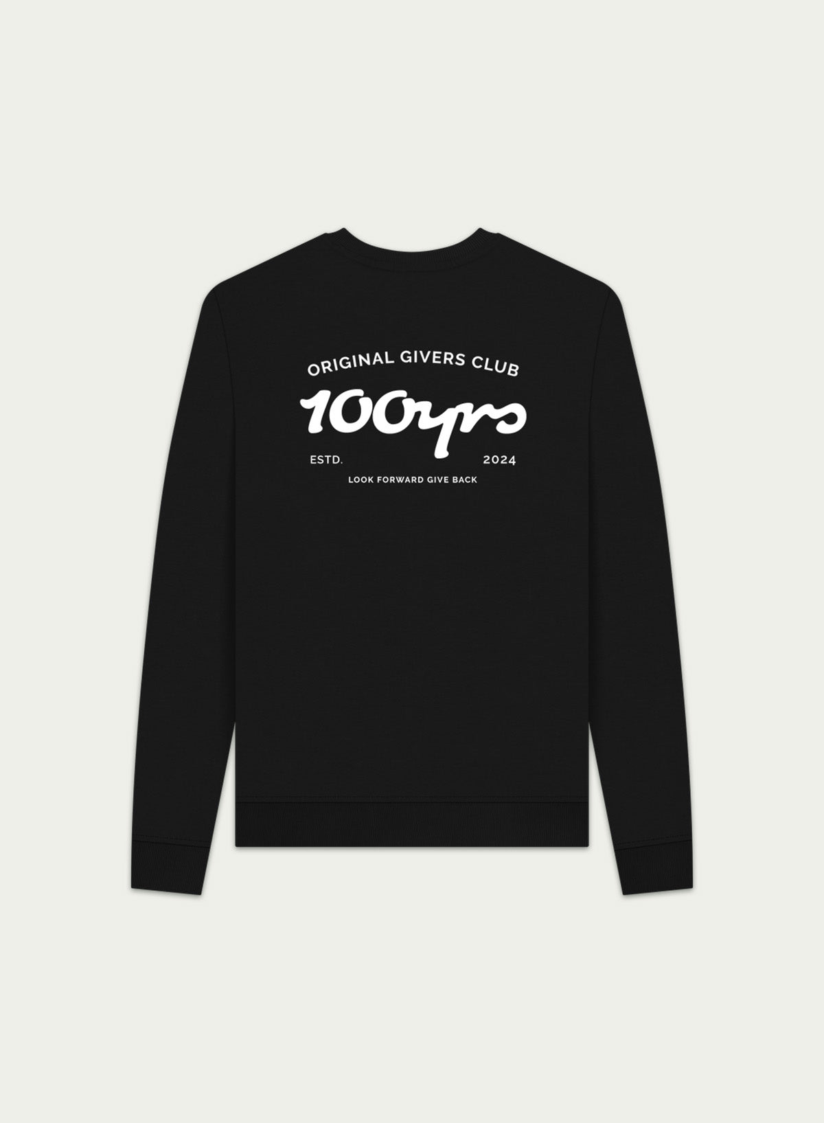 Women's Recycled Organic Cotton Sweatshirt - OG Club White Logo