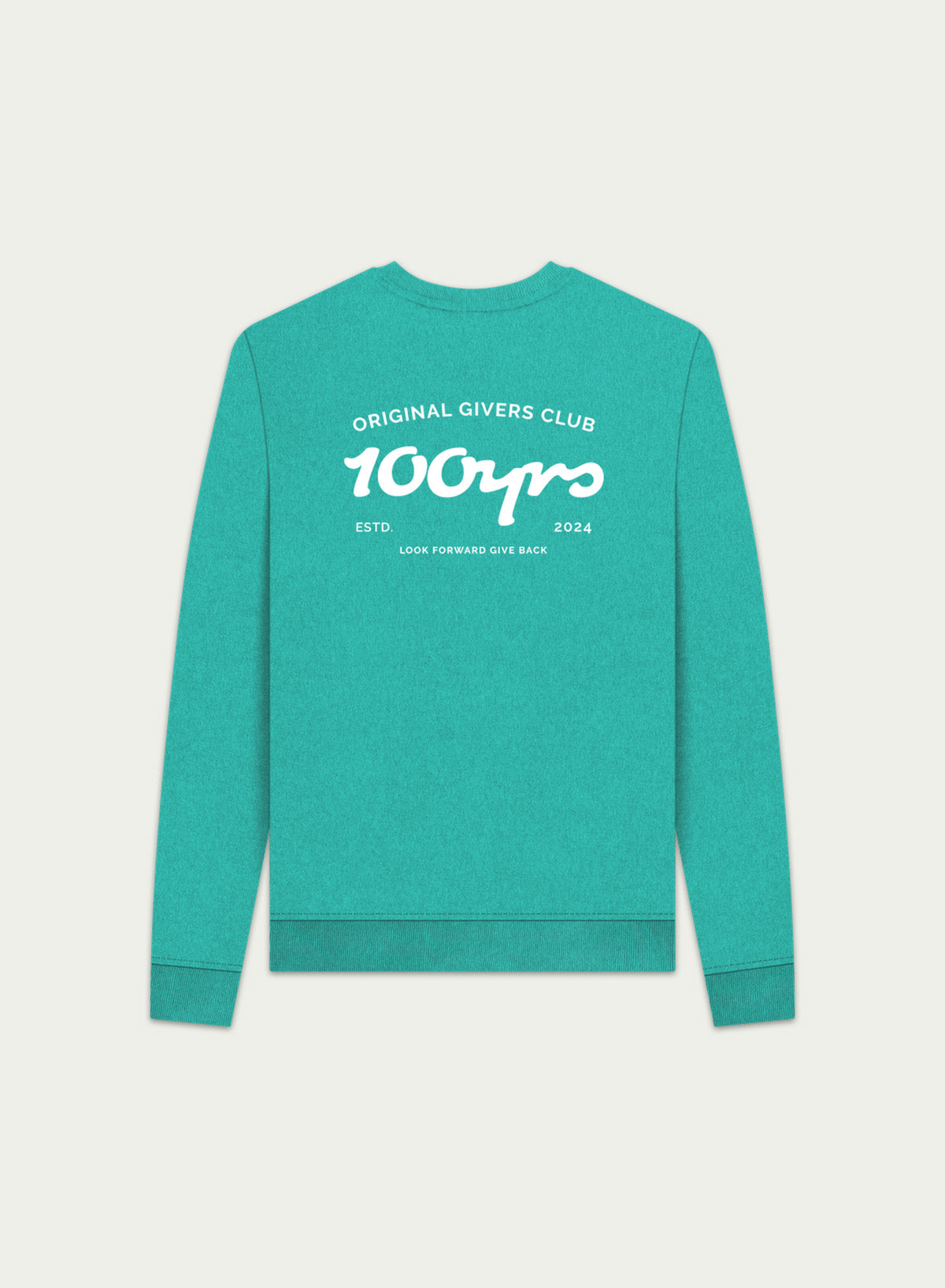 Women's Recycled Organic Cotton Sweatshirt - OG Club White Logo