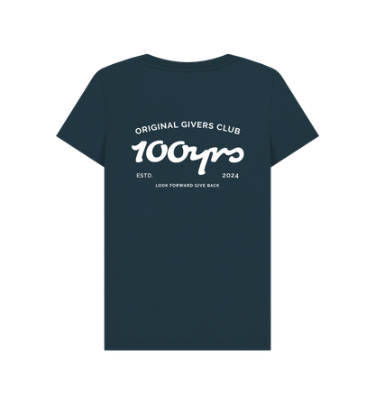 Denim Blue Printed T-shirt Back