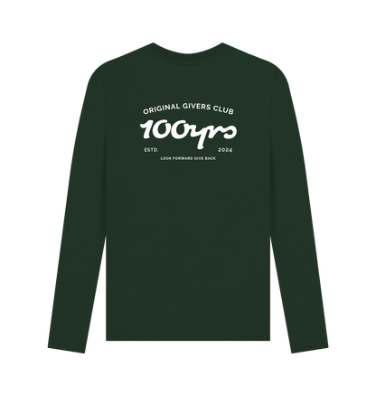 Evergreen Printed Long Sleeve T Shirt Back