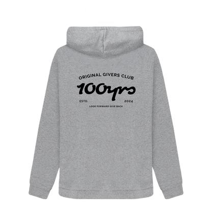 Athletic Grey Printed Sweater Back