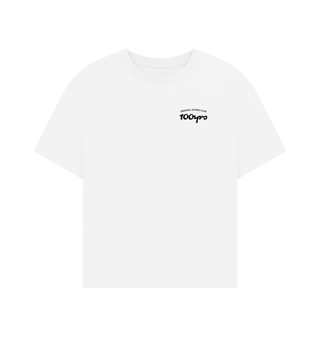 White Printed T-shirt Front