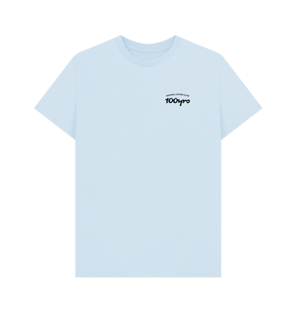 Sky Blue Printed T-shirt Front