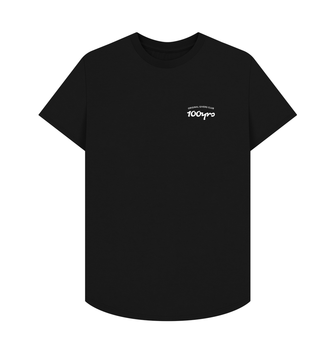 Black Printed T-shirt Front