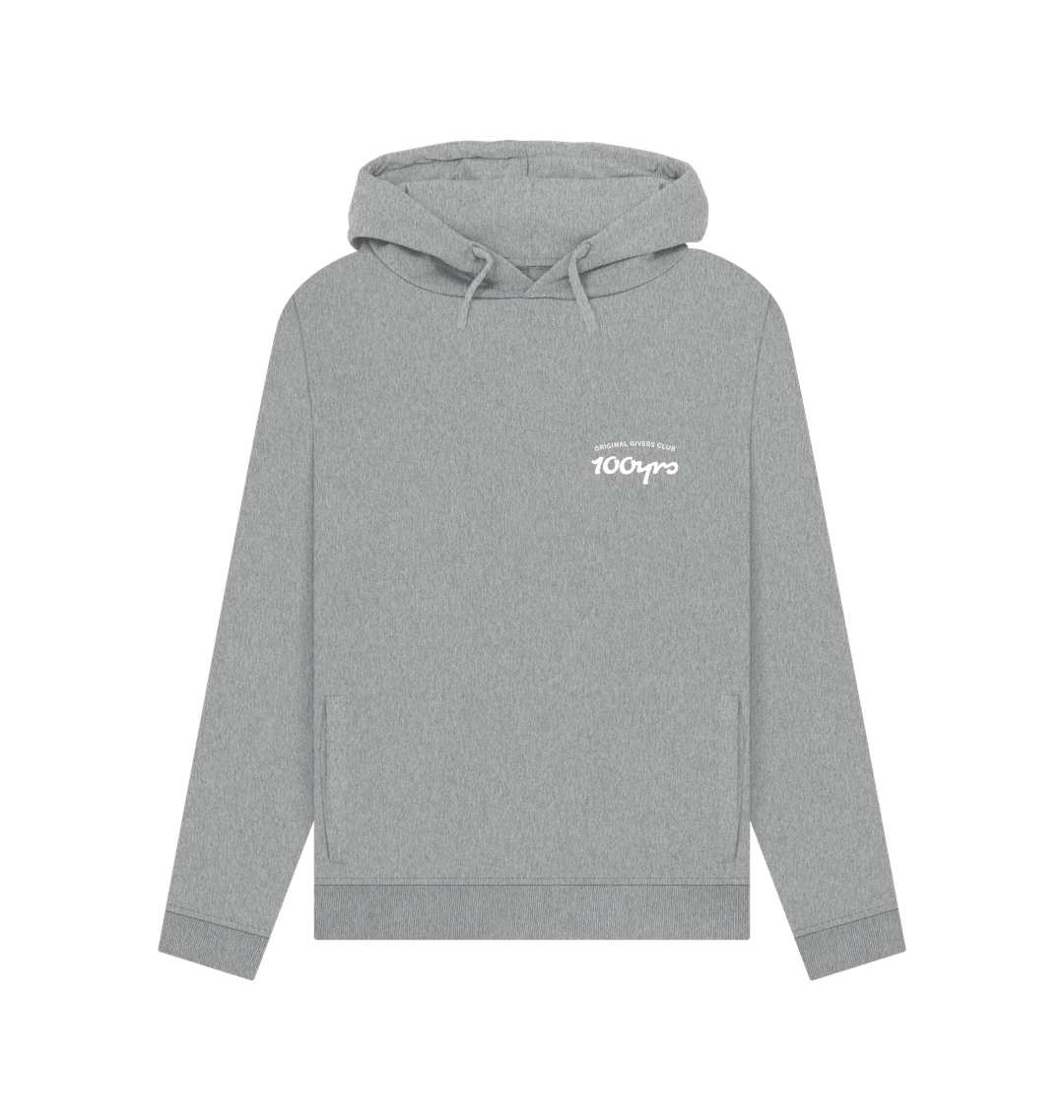 Light Heather Printed Hoody Front