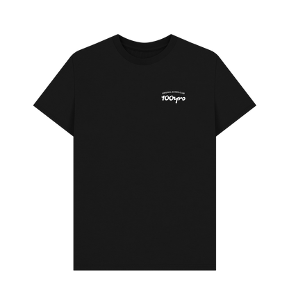 Black Printed T-shirt Front
