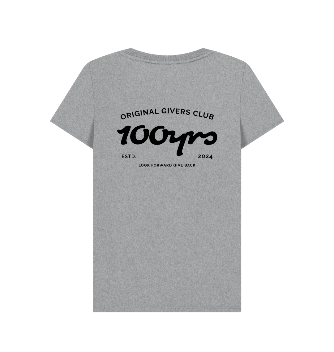 Athletic Grey Printed T-shirt Back