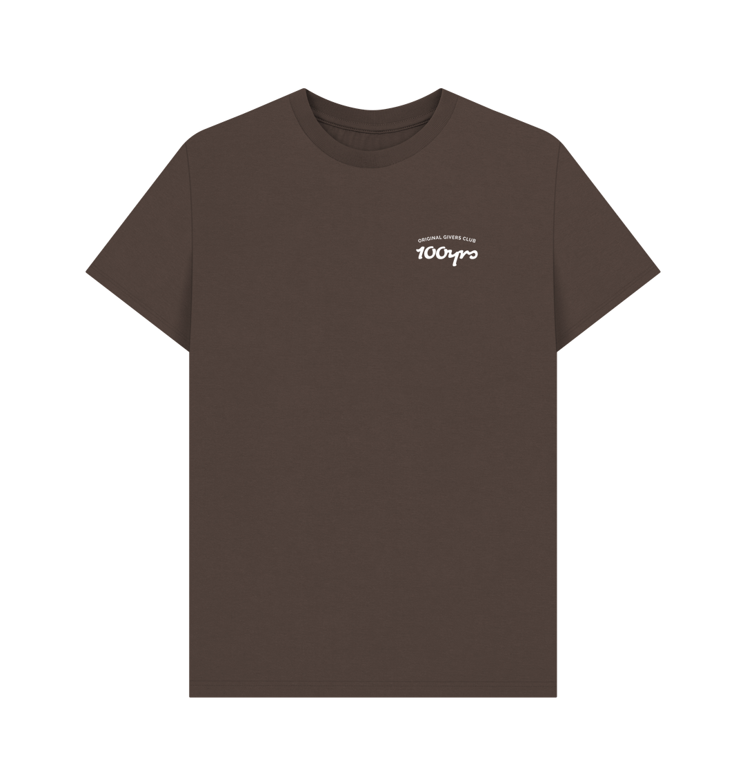 Chocolate Printed T-shirt Front