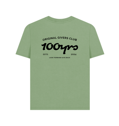 Sage Printed T-shirt Back