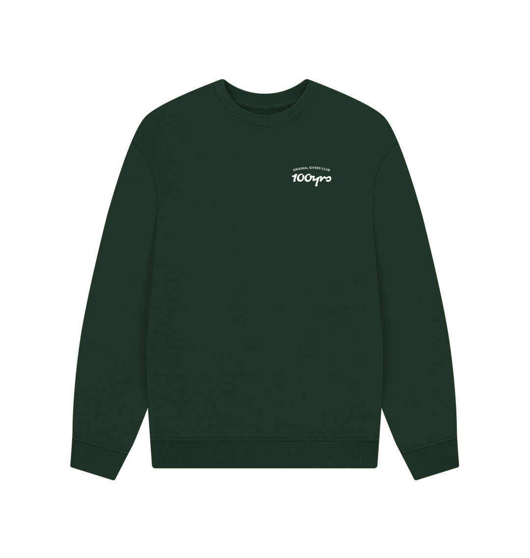 Evergreen Printed Sweater Front