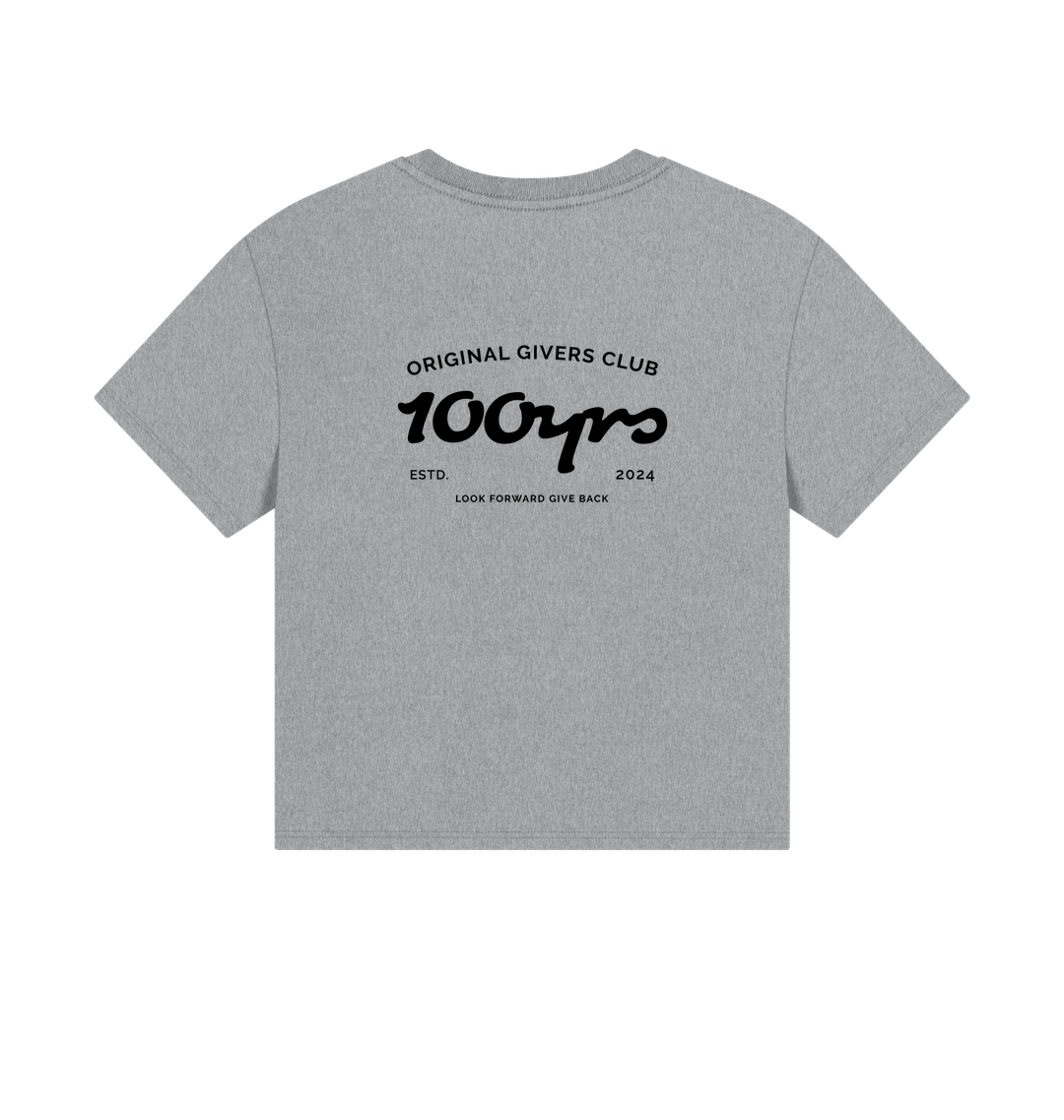 Athletic Grey Printed T-shirt Back