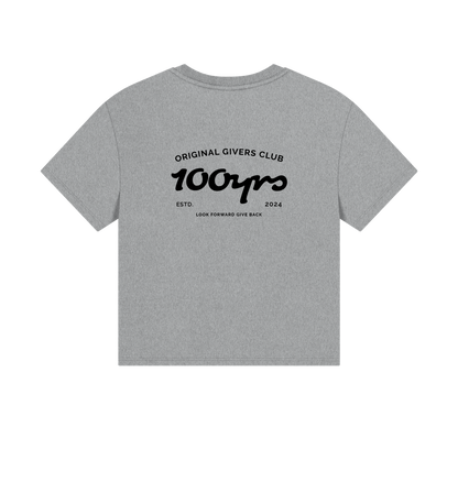 Athletic Grey Printed T-shirt Back