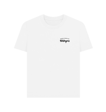 White Printed T-shirt Front