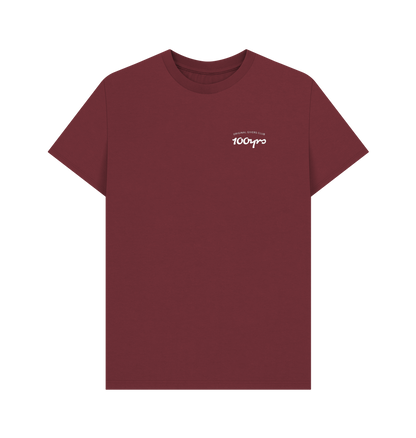 Red Wine Printed T-shirt Front