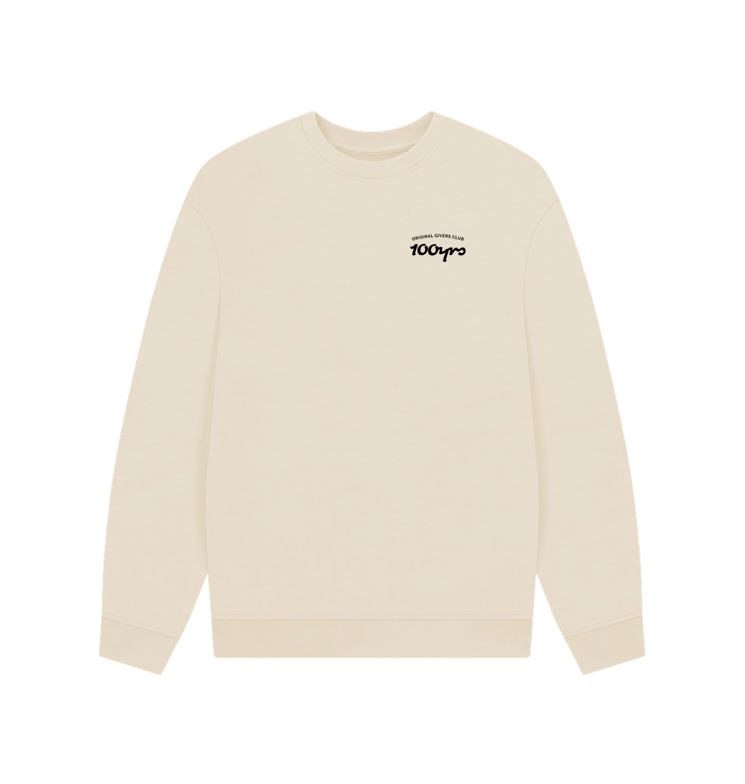 Oat Printed Sweater Front