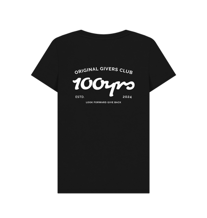 Black Printed T-shirt Back