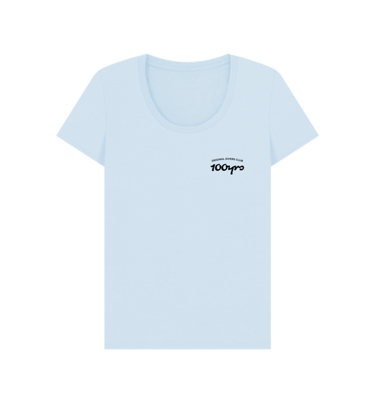 Sky Blue Printed T-shirt Front